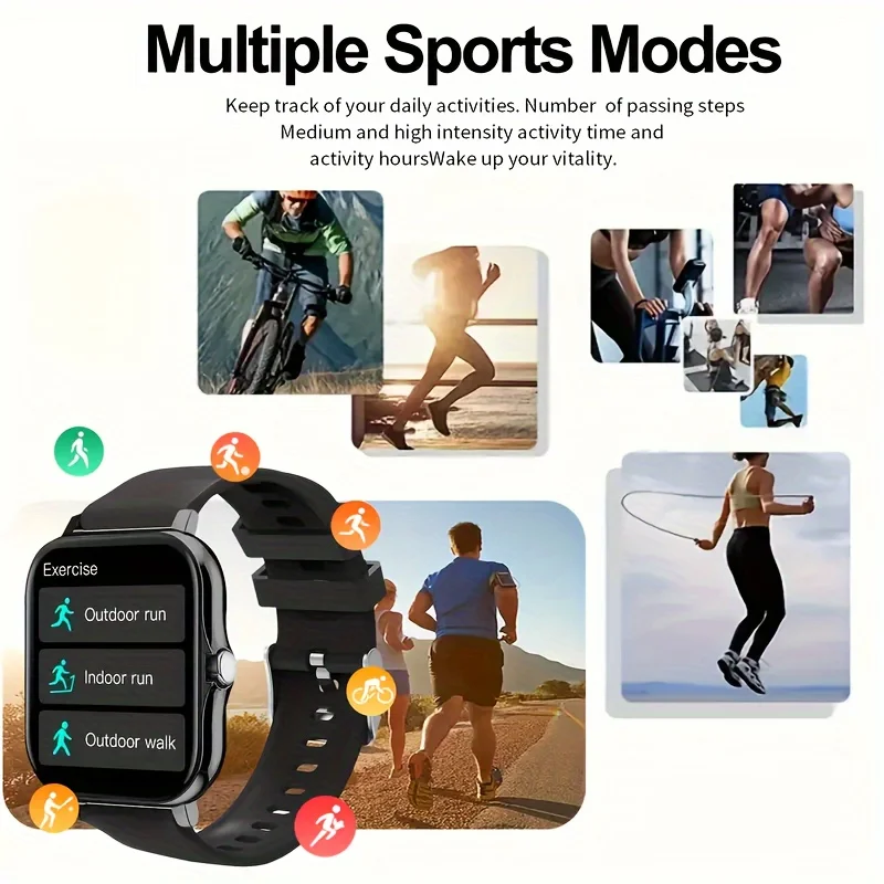 KESHUYOU 2025 Smart Watch Answer Make Call Message Preview Sport Mode DIY Dial Sleep Monitor Smart Watch for Men Women Gifts - Image 6