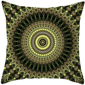 Mandala Print Square Pillowcase Home Decor Car Sofa Cushion Cover