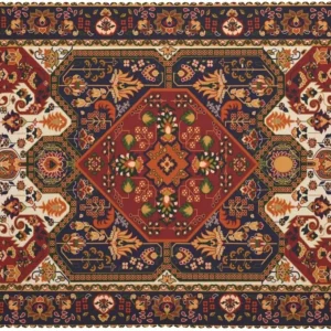 Persian Style Rectangle Tablecloth Holiday Party Decor Reusable Boho Geometric Printed Table Cloths Kitchen Dining Table Decor