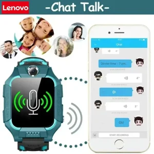 Lenovo New Kids Smart Watch SOS GPS Antil-lost With Sim Card Ip67 Waterproof Remote Photo Kids Gift For IOS Android Children