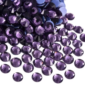 BOBOHOO Multi-color SS6-SS30 Glass Crystal Hot Fix Rhinestones Flatback Iron On Stone For DIY Nail Art Fabric Clothes Decoration
