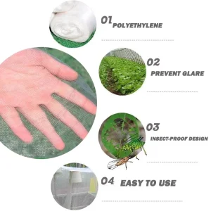 Garden Plant Insect Protection Net Vegetable Flower Fruit Care Cover Network Greenhouse Protective Net Pest Control Anti-Bird