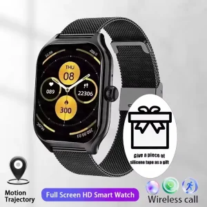 2026 New Fashion Smart Watch Wireless Phone Call Heart Rate Blood Oxygen/Pressure Monitoring Outdoor Sports Smartwatch Women Men