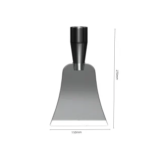 Ultra-Thin Flat Shovel Cement Trough Shovel Manganese Steel Scraping and Putty Knife, Siding Scraper for Home and Industrial