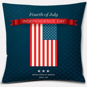 American Independence Day Series LOVE USA Printed Square Home Decoration Pillowcase Cojines Decorativos Para Sofá Akcesoria Kuch