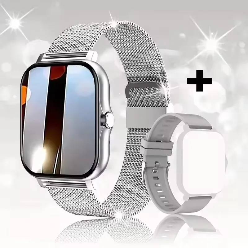 New Smart Watch 2.01 Inch HD Display Answer Make Call Message Preview Sport Modes Smartwatch DIY Dial Weather Forecast Men Women - الصورة 18
