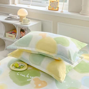 2pcs Pillowcase Printed Pillow Cover 48x74cm Pillowslip Rectangle Cushion Cover Home Bed Pillow Case Kissenbezug