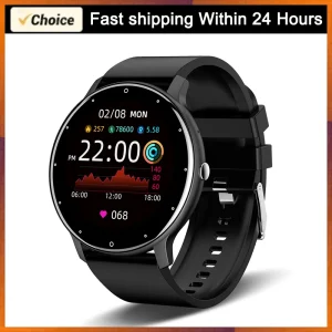 LIGE New Smart Watch Women Men Ladies Gift Sport Fitness Men Watches Heart Rate Monitoring Waterproof Smartwatch For Android IOS