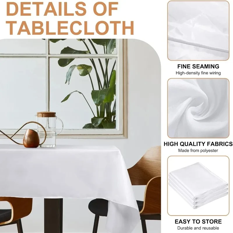 VIKAMA Minimalist Geometric Print Tablecloth Oil-Resistant and Easy to Clean Kitchen Dining Table Restaurant Home Decor - Image 6