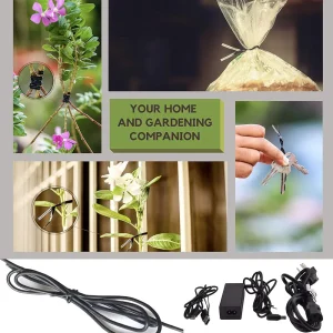 100Pcs BK WH Oblate Iron Wire Twist Ties Heavy Duty Coated Garden Ties for Outdoor Indoor Plants Tomato Cucumber Vines Support