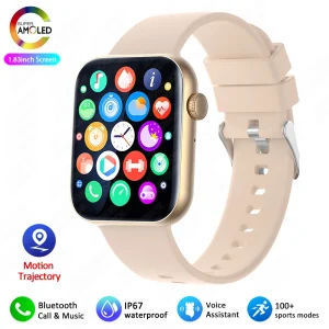 2025 New Sports Smart Watch Men Full Touch Screen Heart Rate Bluetooth Call 1.9 inch AI Voice IP68 Waterproof Smartwatch Women