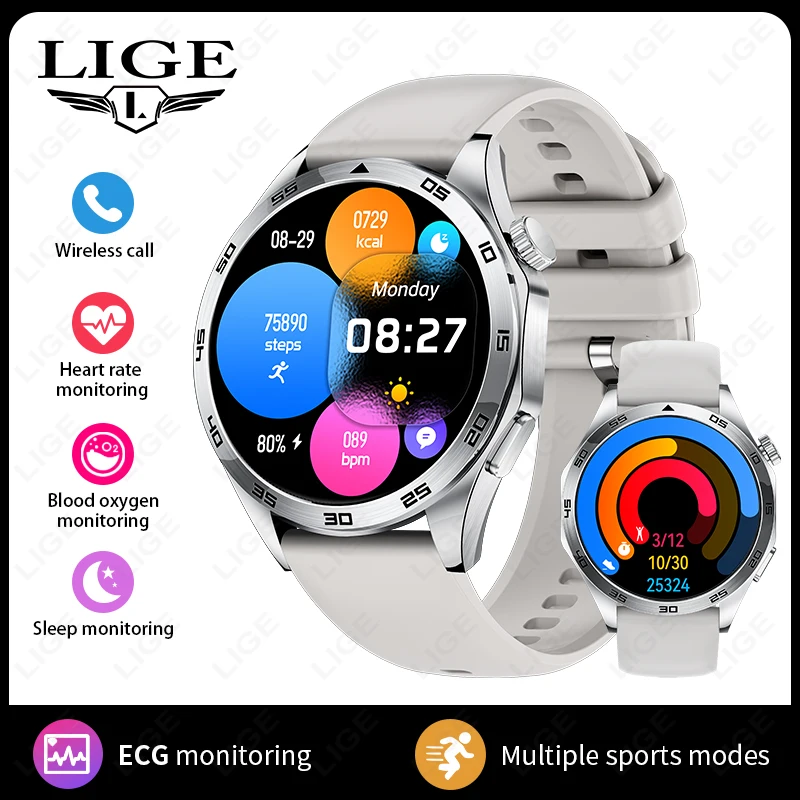 2026 Men New Smartwatch Bluetooth Call Waterproof Sports Fitness Smart Watches ECG Heart Rate Monitoring Health Smart Bracelets - Image 7