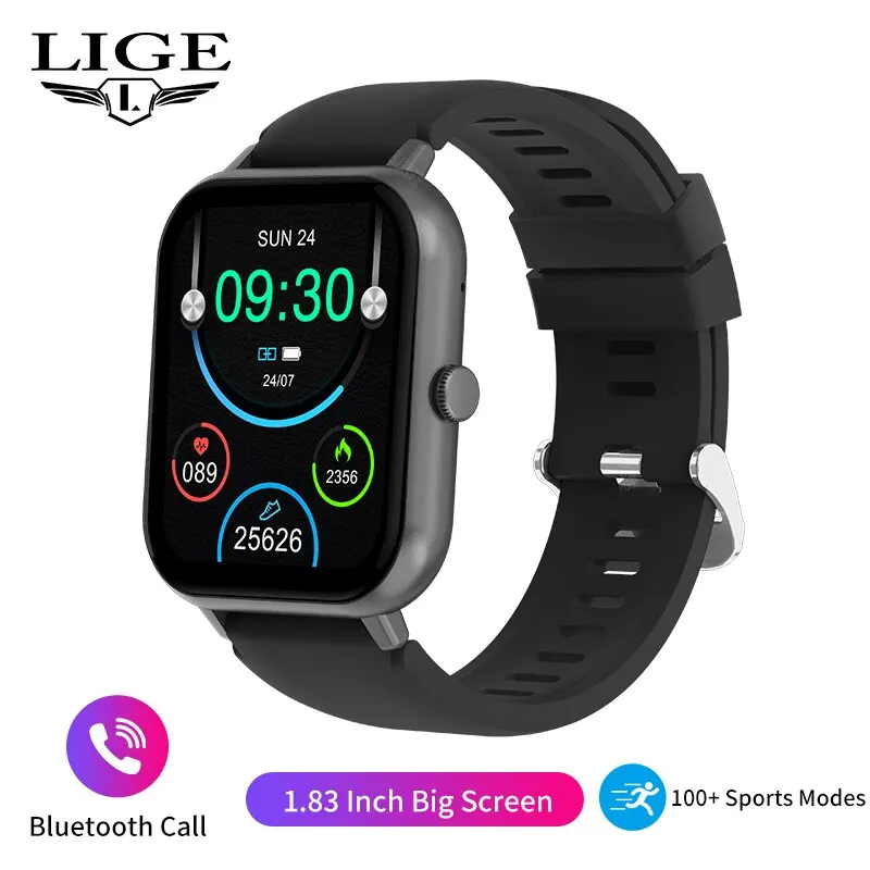 LIGE 2024 Bluetooth Call Smart Watch Men Women Full Touch Screen Sports Fitness Watch Man Smart Watches Women Smartwatch - الصورة 11