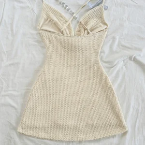 Pure and sexy halter dress for women's spring collection, new hot girl sexy backless strap with five-pointed star embroidery