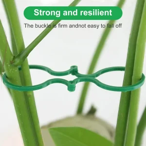 50Pcs 8 Word Buckle Vine Tying Clips Ring Fixing Bracket Garden Plant Holder Tools Garden Decorations Plant Climbing Wall Clips
