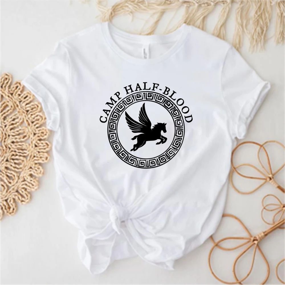 Unisex Camp Half Blood T Shirt Fall Training Camp Game Shirt Aesthetic Percy Jackson Shirts Halloween Magical Gift Harajuku Top - الصورة 3