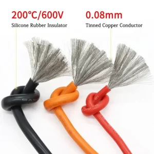 (5 Colors Mix Kit)Heat Resistant Flexible Silicone Wire 30/28/26/24/22/20/18/16AWG Stranded Cable Electrical Tinned Copper Wires