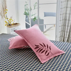 Simple plaid geometric pattern envelope rectangular pillowcases 2PCS 48x74cm pillow Cover for bedroom adult pillow case for bed