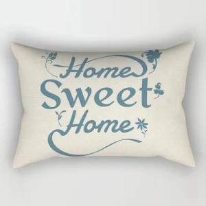 Nordic sweet home light blue geometric pillowcase decorative sofa cushion cover pillowcase