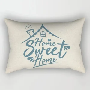 Nordic sweet home light blue geometric pillowcase decorative sofa cushion cover pillowcase