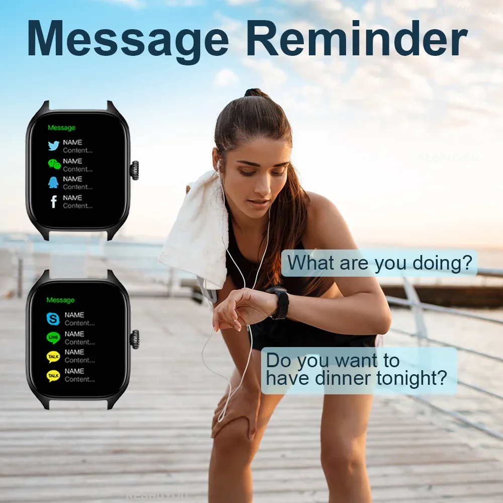 LAXASFIT New H9 Promax Smart Watch Dial to Answer Calls Calorie Tracking Heart Rate Oximetry Monitoring Bluetooth Smartwatch - Image 2