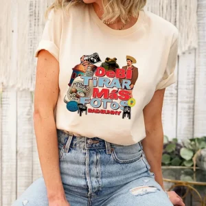 Dtmf Bad Bunny t shirt female 80s 2000s harajuku  Psychedelic tshirt aesthetic harajuku Psychedelic Classic graphic