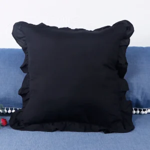 1-Pack Pillowcases with Ruffles (No Pillow Core ) , Farmhouse French Shabby Romantic Chic Pillow Cover for Bedding