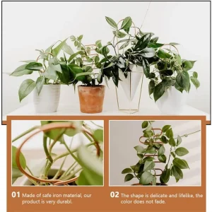 Plant Climbing Rack Plant Trellis Garden Plant Support Stake Stand Metal Vine Growth Flower Rattan Climbing Rack Garden Supplies