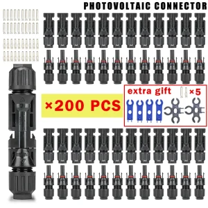 10/20/40/100/200/400Pcs Photovoltaic Solar Connector kit 1000V 30A connectors for solar panels PV/MC 2.5/4/6mm²