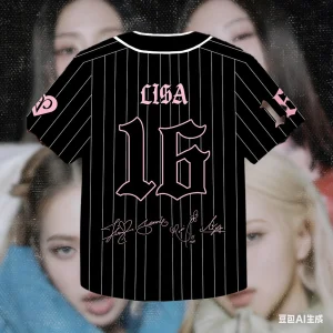 Y2K New Korean Girl Group Letter Printed Fan T-Shirt Concert Shirt Ins Fashion Trend Oversized Women's Casual Comfortable Top