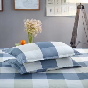 Simple plaid geometric pattern envelope rectangular pillowcases 2PCS 48x74cm pillow Cover for bedroom adult pillow case for bed