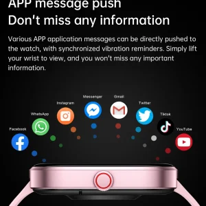 2026 New Smart Watches Women Full Touch Screen Bluetooth Call Waterproof Sport Fitness Tracker Lady Watches Smartwatch For Men