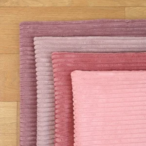 BUYNOW 1PC 4PCs/set Pink Corduroy Decor Couch Throw Pillow Covers Striped Cushion Cases Soft Boho Square Pillow Covers Home Sofa