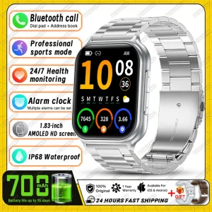 2026 New Smart Watch Outdoor Sports Fitness Men Women Heart Rate GPS Track IP68 Waterproof Bluetooth Call Smartwatch Fro Xiaomi
