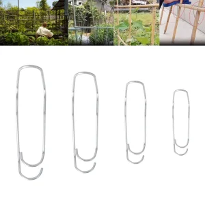 Plant Trellis Steel Clip Garden Orchard 8/11/16/20mm Pipe Flower Vegetable Fruit Vine Climbing Support Buckle 10/20/50/100Pcs
