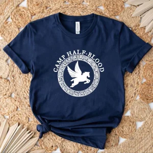Unisex Camp Half Blood T Shirt Fall Training Camp Game Shirt Aesthetic Percy Jackson Shirts Halloween Magical Gift Harajuku Top