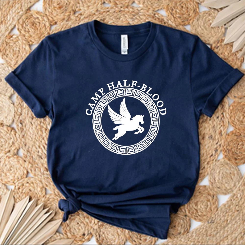Unisex Camp Half Blood T Shirt Fall Training Camp Game Shirt Aesthetic Percy Jackson Shirts Halloween Magical Gift Harajuku Top - الصورة 9
