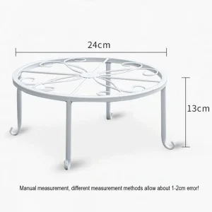 Metal Plant Stand Flower Pot Base Holder Stool for Home Garden Indoor Outdoor Flower Plant Display Free Standing Bonsai Holder