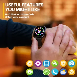 New Zeblaze GTS 3 Voice Calling Smart Watch Ultra-big 2.03'' HD Screen 24H Health Monitor 100+ Sports Modes 200+ Watch Faces