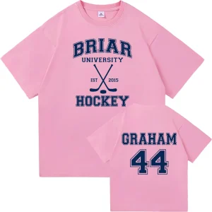 Graham 44 22 Design Tshirts Off Campus TV Series T-shirt Summer Cotton Comfortable Female Tees Loose Fashion O-neck Unisex Tees