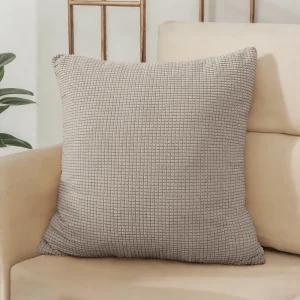 40x40 45x45 50x50 Solid Color Jacquard Pillow Cover for Sofa Office Waist Cushion Cover Home Decorative Pillowcase Decoration
