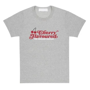 Cherry Flavoured The Neighbourhood Tshirts Band The NBHD Graphic T-shirt Hip Hop UnisexS Treetwear Cotton Tees Summer Male Tops