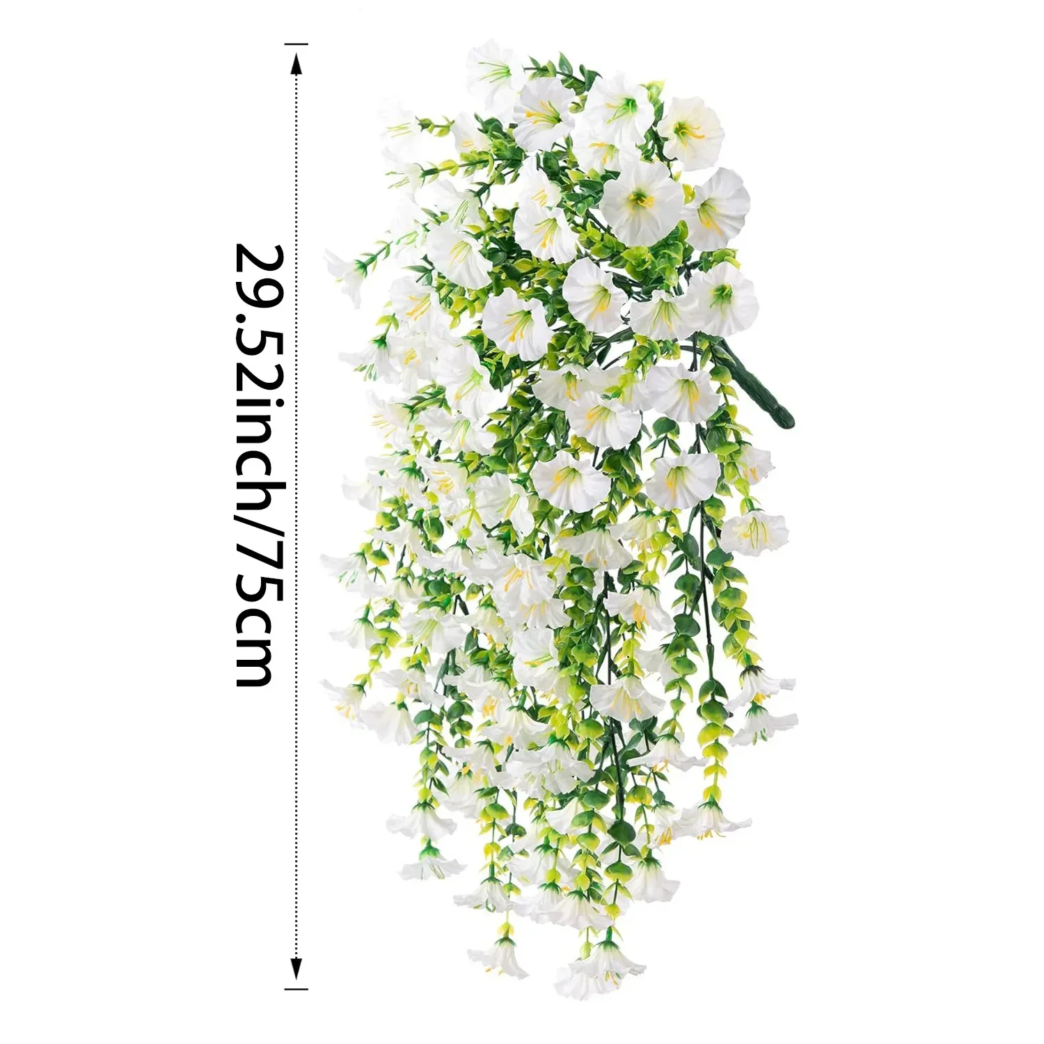 Artificial Flower New Artificial Hanging Flowers and Plants Easter Decoration 2025 UV-resistant and Realistic Room Decor Wedding - Image 8