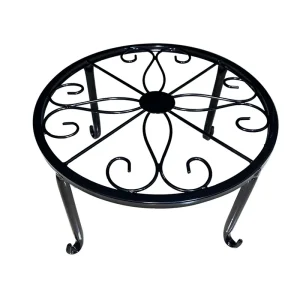 Metal Plant Stand Flower Pot Base Holder Stool for Home Garden Indoor Outdoor Flower Plant Display Free Standing Bonsai Holder