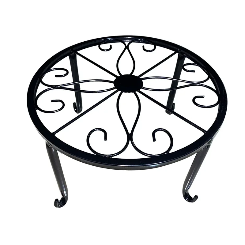 Metal Plant Stand Flower Pot Base Holder Stool for Home Garden Indoor Outdoor Flower Plant Display Free Standing Bonsai Holder - الصورة 6