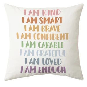 Cartoon rainbow sun pattern printing pillowcase children's room decoration home decoration living room sofa cushion cover