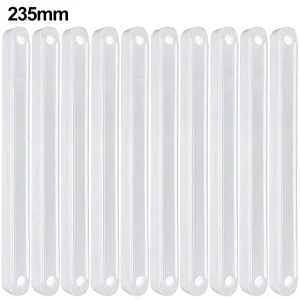 10pcs Draw Rail Plastic Drawer Slides 180/235/298mm Draw Runners Replacement Wardrobe Guide Rail Furniture Hardware
