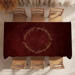 Movie R-Rings Of The L-Lords Table Cloth Indoor Outdoor Picnic Party Decoration Kitchen Table Cloth Waterproof Cloth Stain-Proof