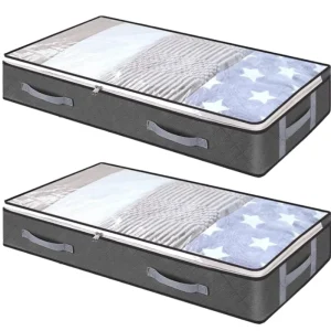 Under bed Storage Bag For Portable Foldable Quilt Bags Wardrobe Clothes Organizer Storage Box Dustproof Organizer Large Capacity