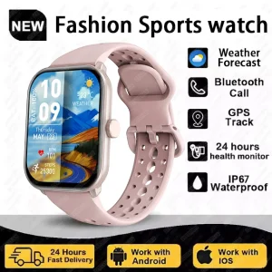Global Version Watch 5 Men Women AMOLED Screen Heart Rate Bluetooth Call GPS Track Waterproof Sports Smart Watch For Android ios